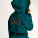 Juniors Solid Long Sleeves Bathrobe with Hood and Embroidered Detail-Towels and Flannels-thumbnail-3