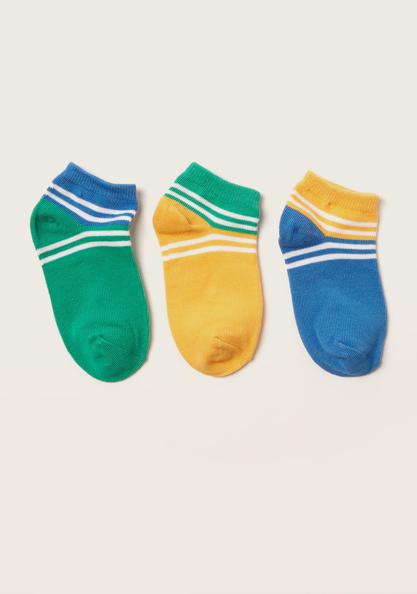 Juniors Striped Socks - Set of 3-Socks-image-0