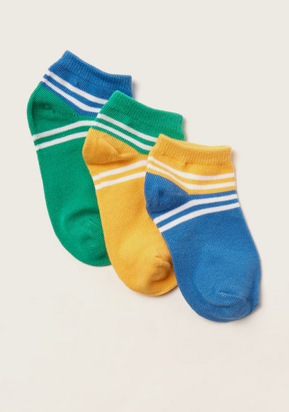Juniors Striped Socks - Set of 3-Socks-image-1