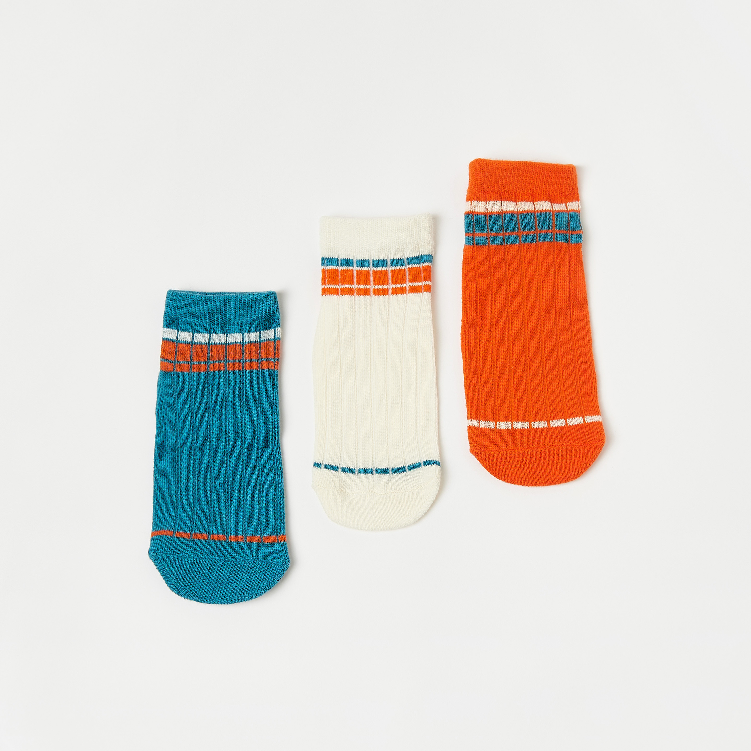 Juniors Textured Socks - Set of 3-boys-accessories-socks-image-1
