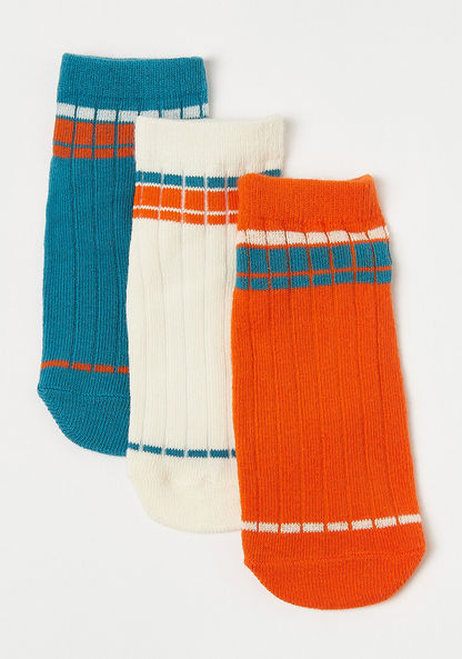 Juniors Textured Socks - Set of 3-Socks-image-1