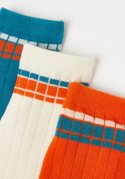 Juniors Textured Socks - Set of 3-Socks-image-2