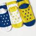 Juniors Graphic Print Ankle Length Socks with Elasticated Hem - Set of 3-Socks-thumbnail-3