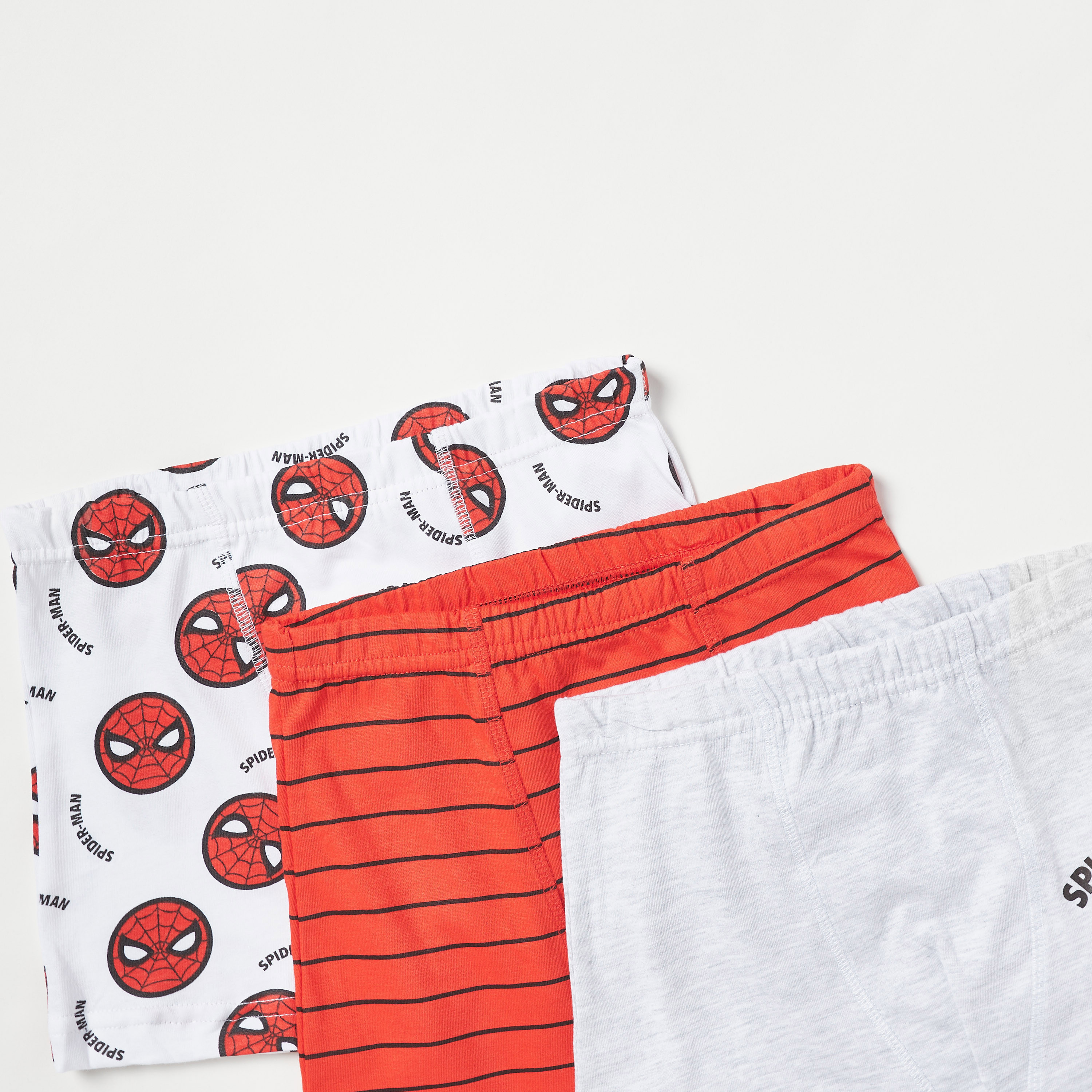 سراويل بوكسر داخلية بخصر مطّاطي وطبعات سبايدرمان - طقم من 3 قطع-boys-clothing-innerwear-boxersandbriefs-image-2