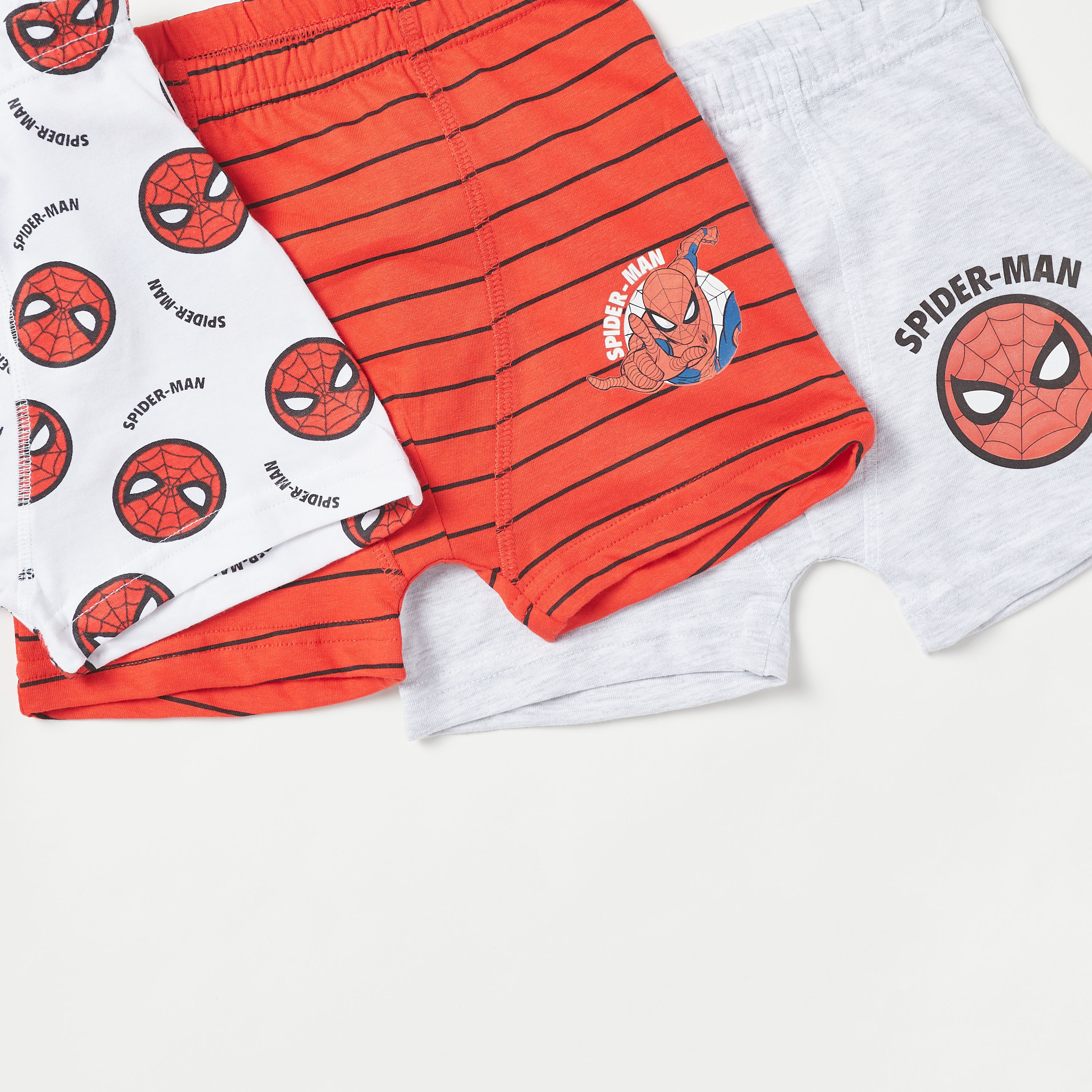سراويل بوكسر داخلية بخصر مطّاطي وطبعات سبايدرمان - طقم من 3 قطع-boys-clothing-innerwear-boxersandbriefs-image-3
