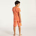 Juniors 6-Piece Printed Round Neck T-shirt and Shorts Set with Pyjama-Nightwear-thumbnailMobile-6