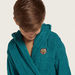 Juniors Textured Robe with Hood and Pockets-Towels and Flannels-thumbnail-1