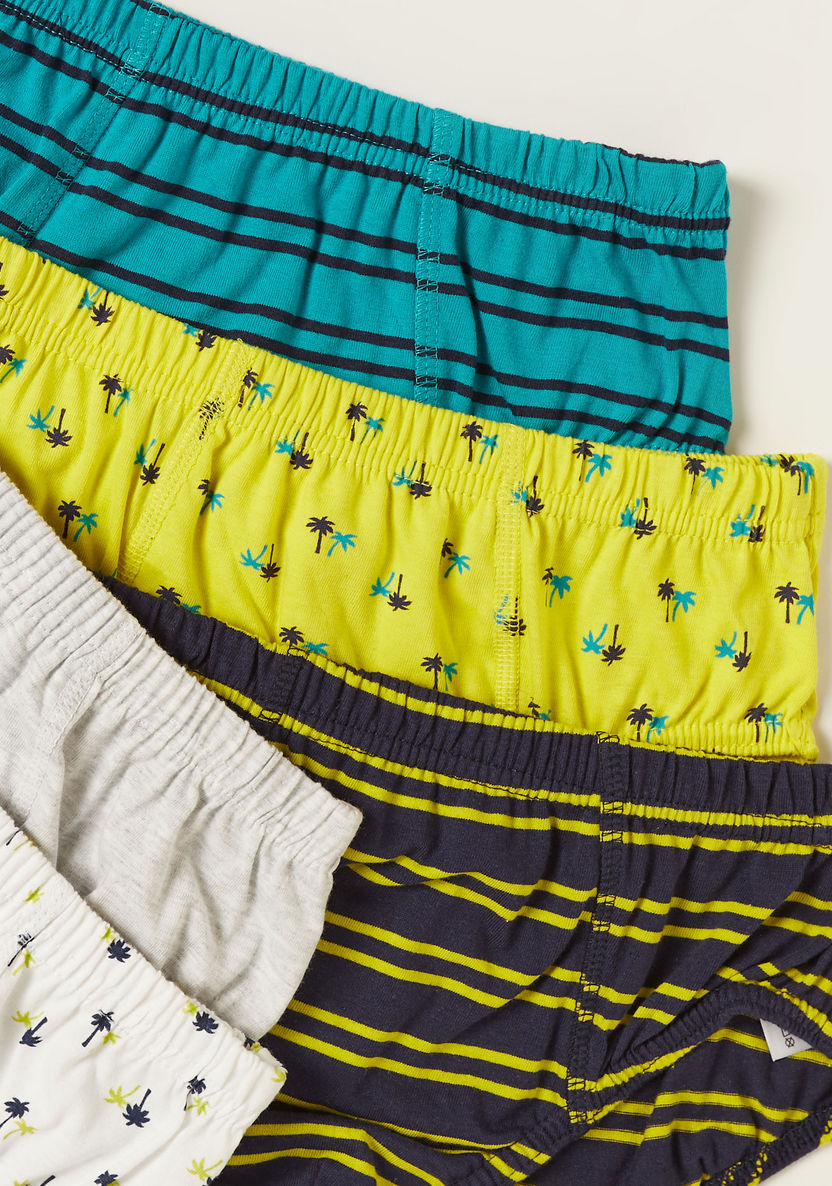 Juniors Printed Briefs - Set of 5-Underwear and Socks-image-2