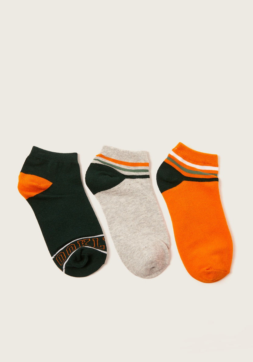 Juniors Solid Socks - Set of 3-Socks-image-0