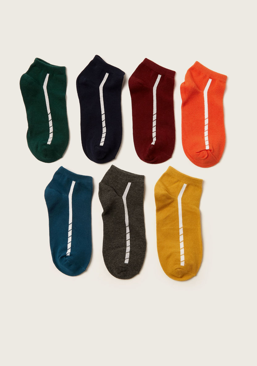 Juniors Solid Socks - Set of 7-Socks-image-0