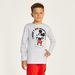 Disney Mickey Mouse Print Crew Neck T-shirt and Pyjama Set-Nightwear-thumbnail-2