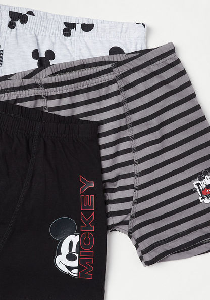 Disney Mickey Mouse Print Boxers with Elasticated Waistband - Set of 3-Boxers and Briefs-image-3
