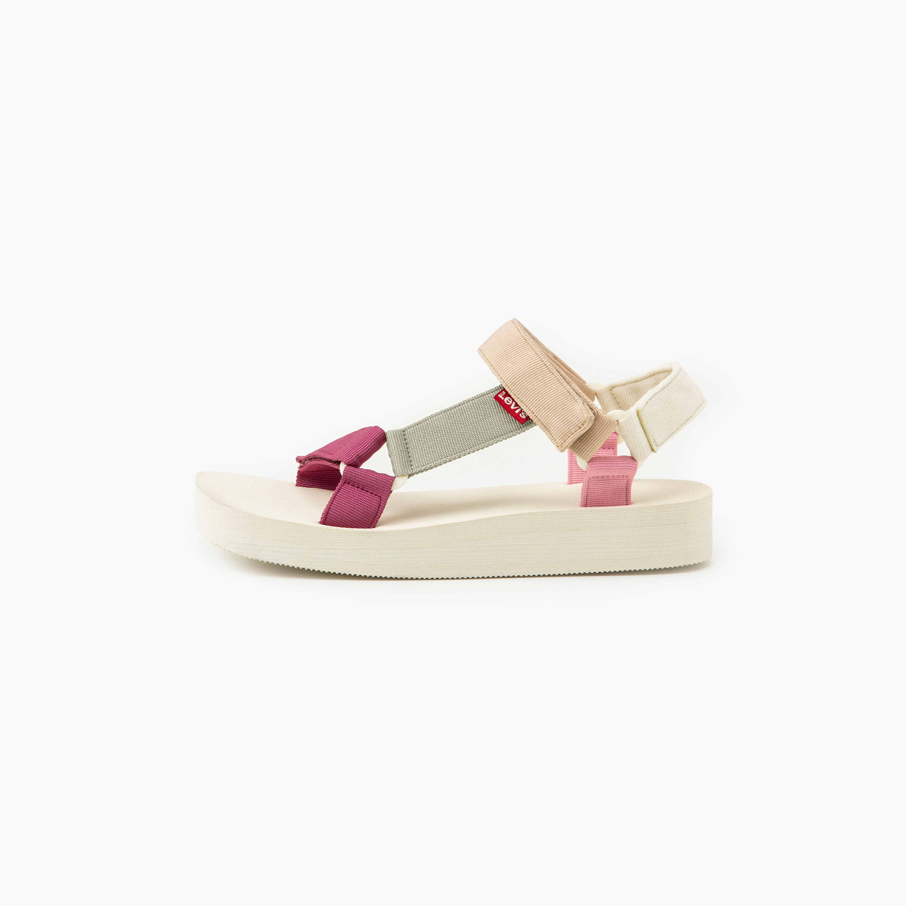 صندل نسائي منخفض من ليفايز كاديس بإغلاق فيلكرو D53130008-women-shoes-sandals-flats-image-2