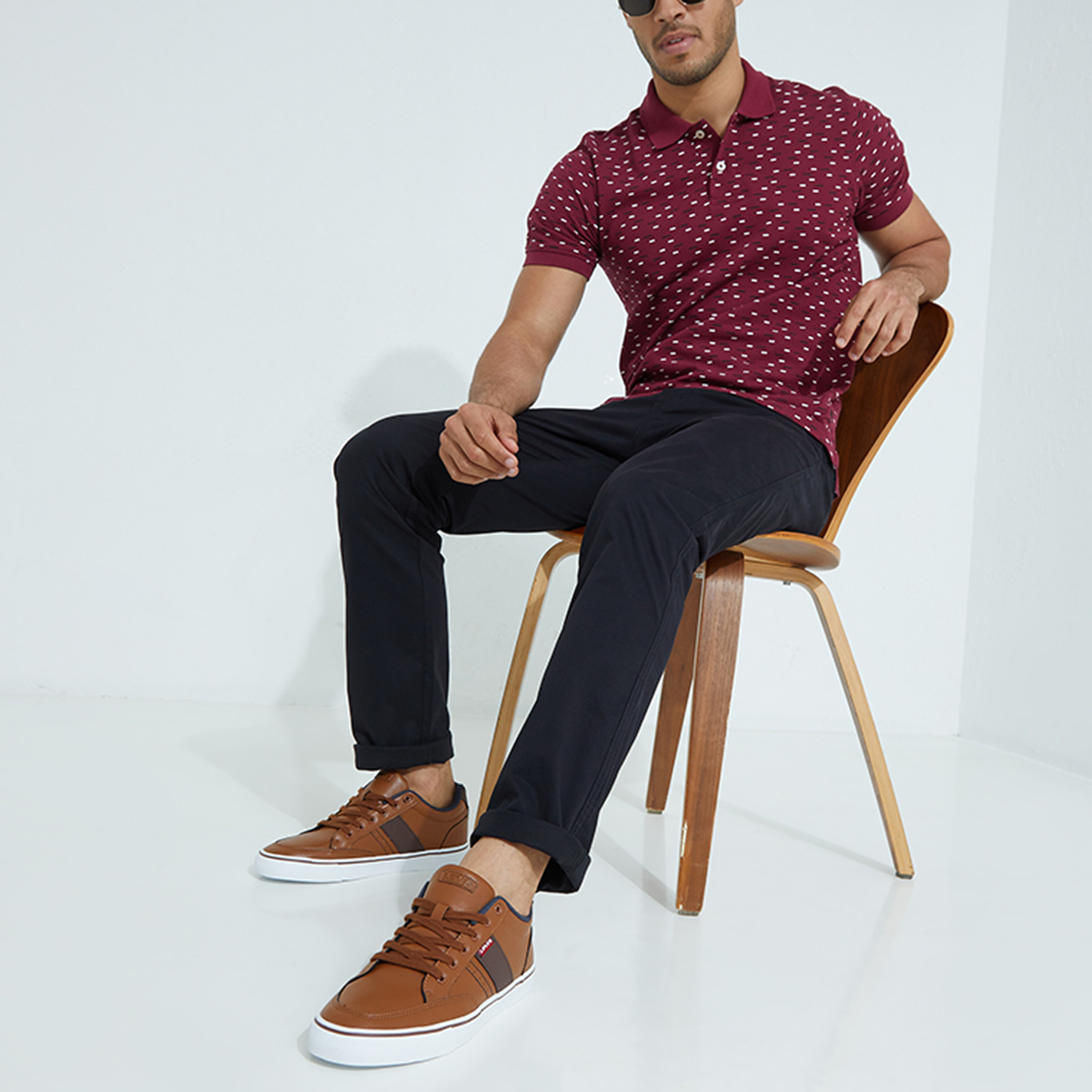 Levi's Men's Low Ankle Lace-Up Sneakers | D53950007-men-shoes-sneakers-image-7