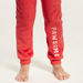 Juniors Textured Long Sleeve T-shirt and Pyjama Set-Nightwear-thumbnail-4