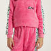 Juniors Textured Crew Neck T-shirt and Pyjama Set-Nightwear-thumbnail-3