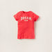 Juniors Printed Crew Neck T-shirt and Shorts Set-Pyjama Sets-thumbnail-2
