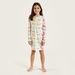 Juniors Printed Crew Neck Night Dress with Long Sleeves - Set of 2-Nightwear-thumbnail-4