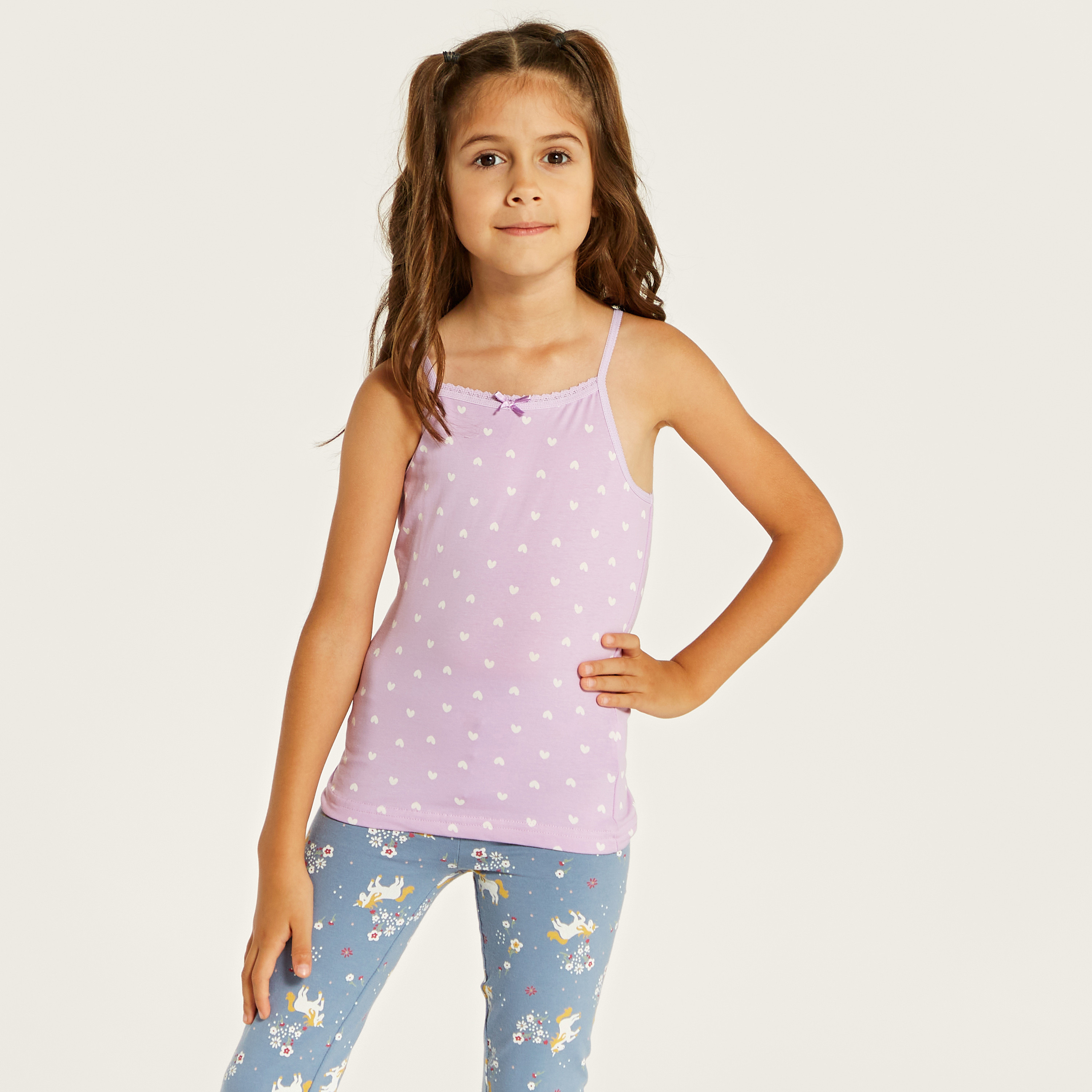 Juniors Printed Vest - Set of 3-girls-clothing-innerwear-vests-image-7