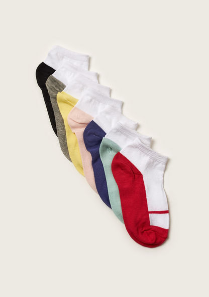 Juniors Colourblock Socks - Set of 7-Socks-image-1