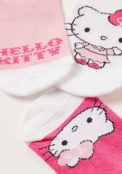 Sanrio Hello Kitty Print Ankle Length Socks - Set of 3
