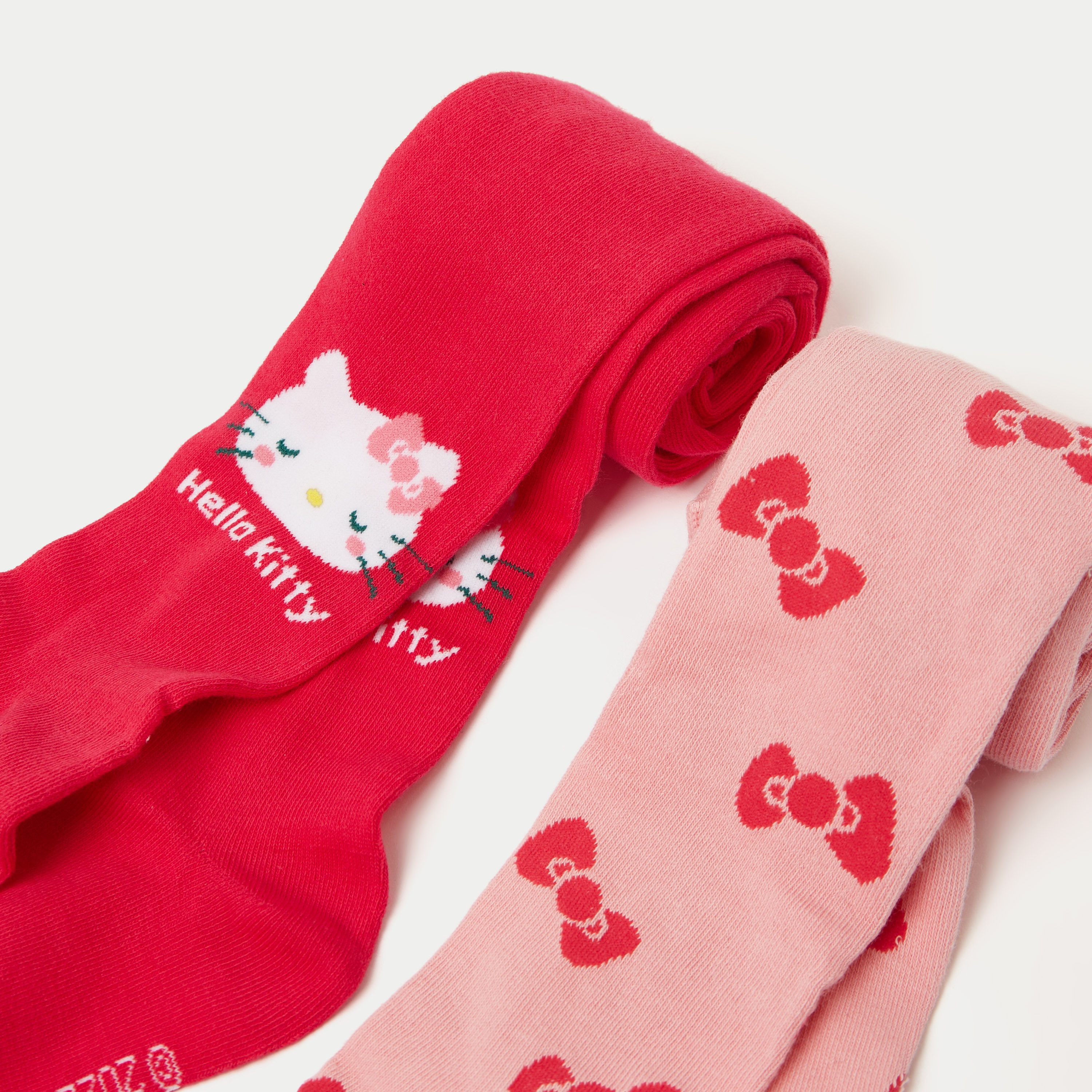 Sanrio Hello Kitty Print Tights - Set of 2-girls-accessories-socks-image-2