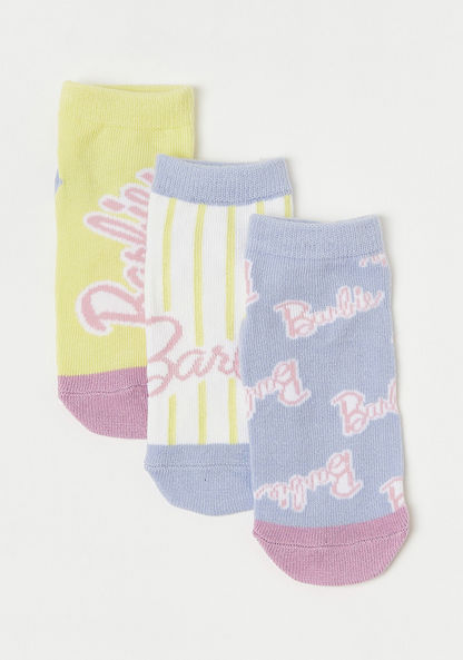 Barbie Print Socks - Set of 3-Socks-image-1