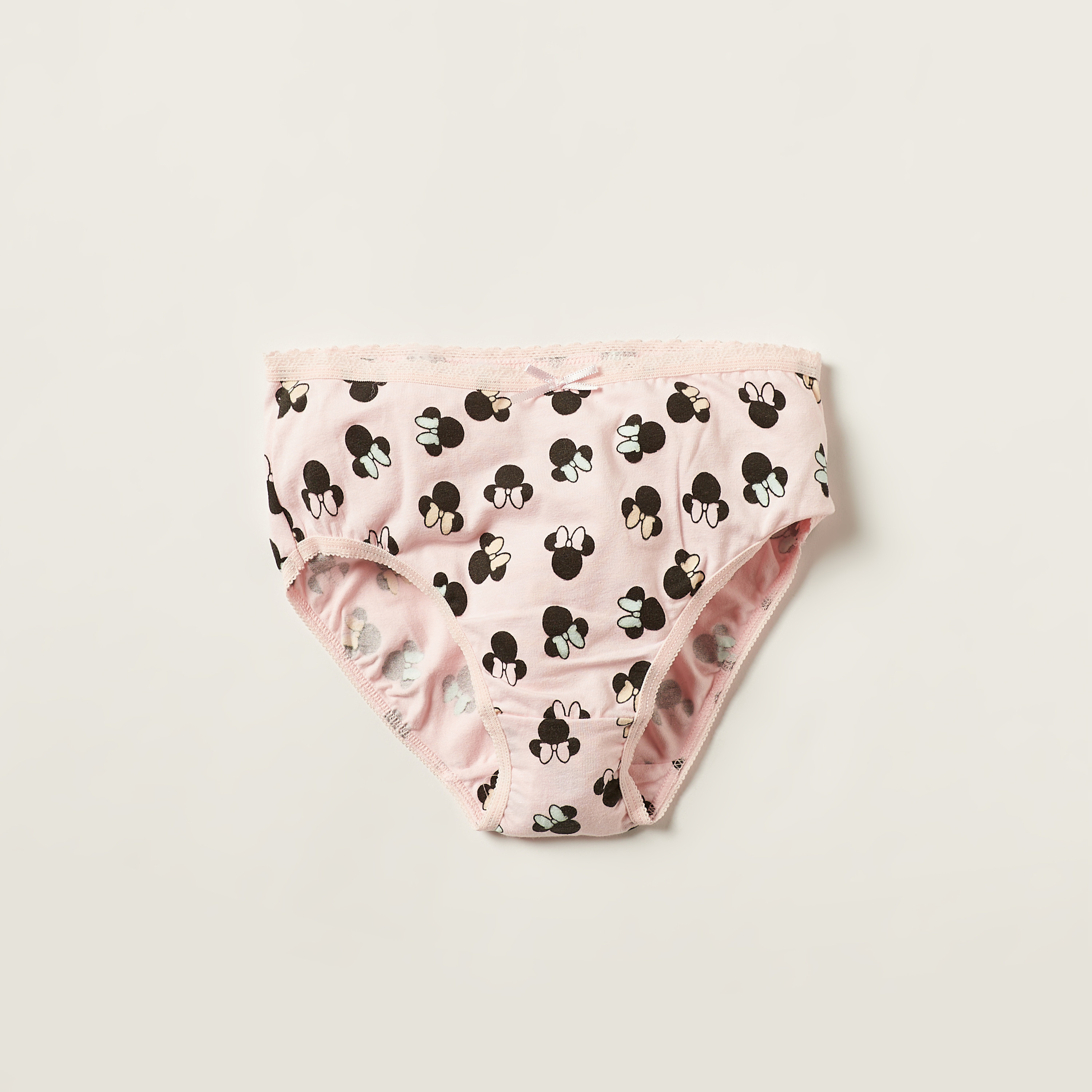 Buy Disney Minnie Mouse Print Briefs with Elasticated Waistband