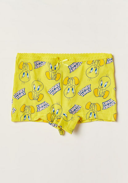 Tweety Print Brief with Elasticated Waistband - Set of 3