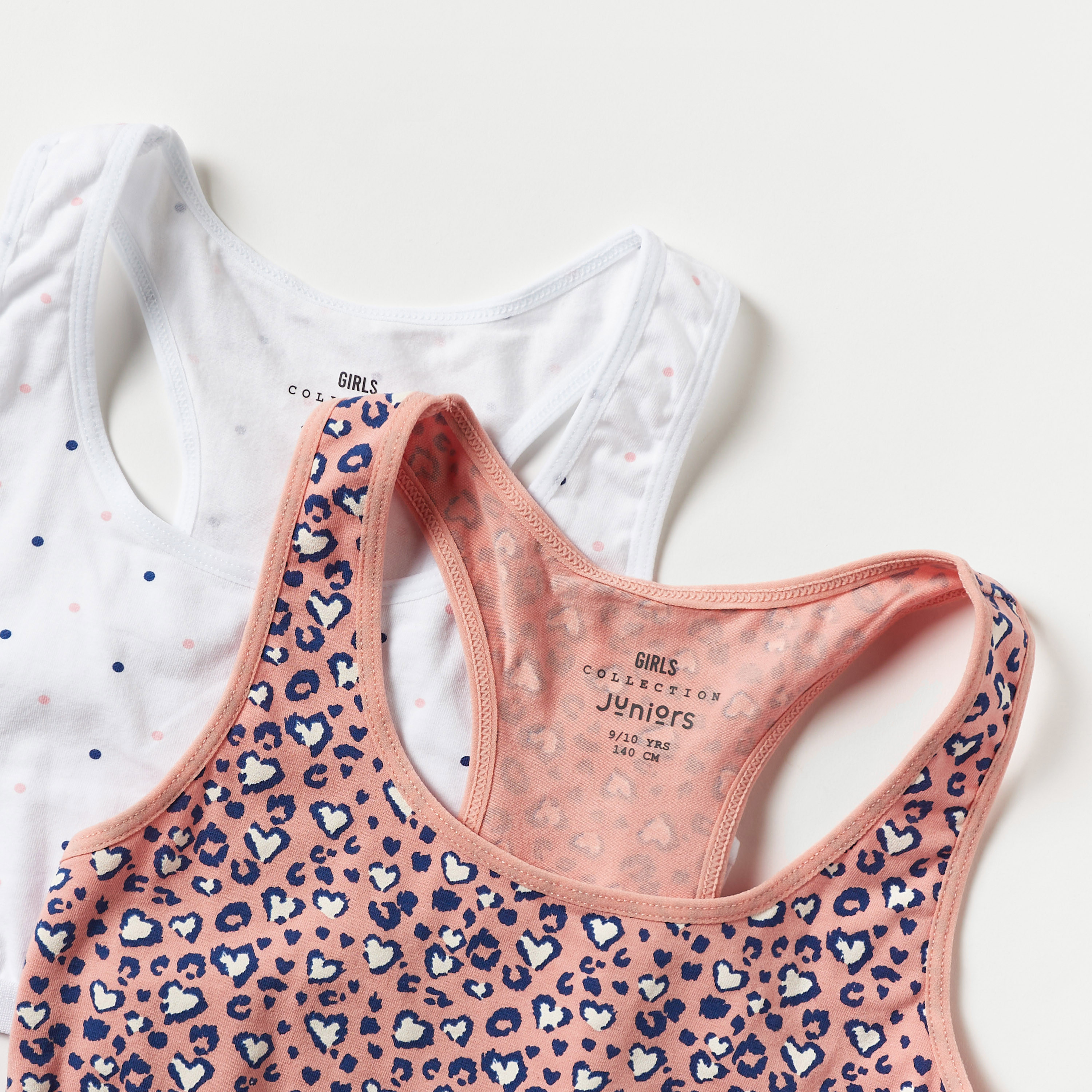 Juniors Printed Sports Bra with Racer Back - Set of 2-girls-clothing-innerwear-bras-image-4