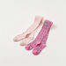 Juniors Printed Tights with Elasticated Hem - Set of 2-Socks-thumbnail-0