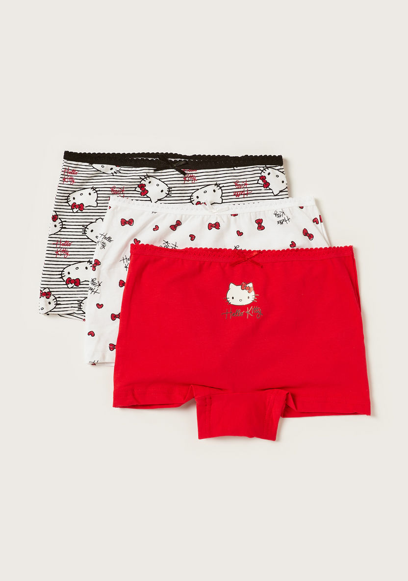 Sanrio Hello Kitty Print Boxers - Set of 3-Panties-image-0