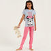 Disney Minnie Mouse Print T-shirt and Pyjama Set-Nightwear-thumbnailMobile-0
