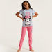 Disney Minnie Mouse Print T-shirt and Pyjama Set-Nightwear-thumbnail-1