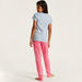 Disney Minnie Mouse Print T-shirt and Pyjama Set-Nightwear-thumbnail-3