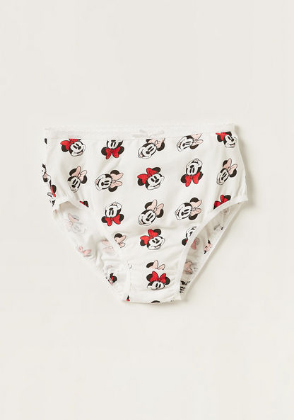 Disney Minnie Mouse Print Brief with Elasticated Waistband - Set of 3