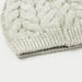 Juniors Cable Knitted Beanie with Bow Accent-Caps-thumbnailMobile-3