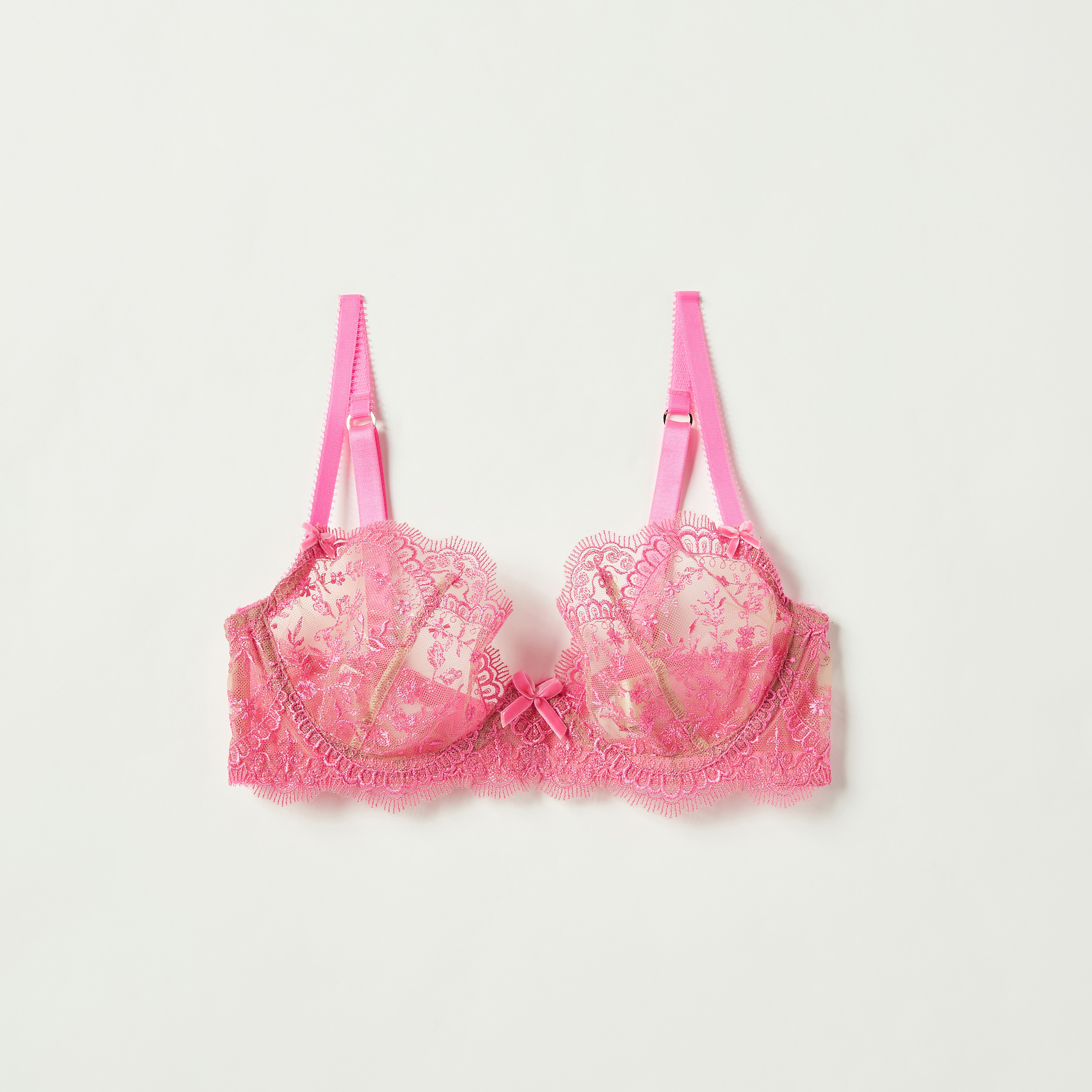 صدريّة بلانج بتفاصيل دانتيل ومشبك إغلاق من لا سينزا-women-clothing-lingerie-bras-image-6