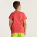 Juniors Graphic Print T-shirt with Crew Neck and Short Sleeves-T Shirts-thumbnail-3