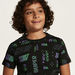 Juniors Gamer Print Crew Neck T-shirt with Short Sleeves-T Shirts-thumbnailMobile-2