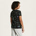 Juniors Gamer Print Crew Neck T-shirt with Short Sleeves-T Shirts-thumbnailMobile-3