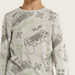 Juniors All-Over Graphic Print T-Shirt with Long Sleeves and Crew Neck-T Shirts-thumbnail-2