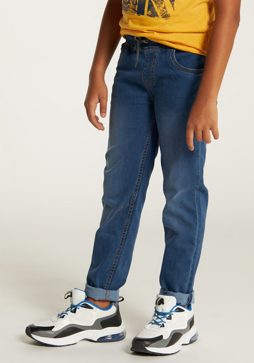 Juniors Boys' Regular Fit Jeans -Jeans-image-1