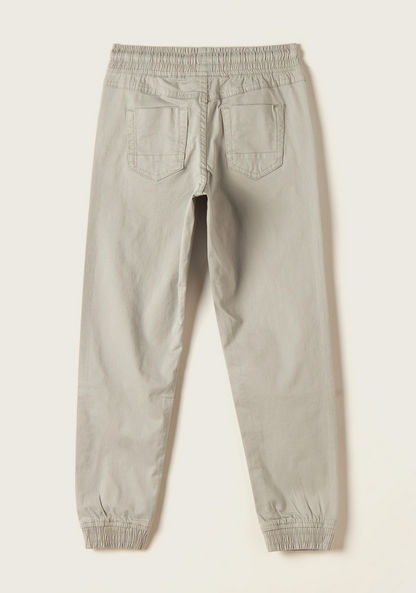 Juniors Solid Pants with Drawstring Closure