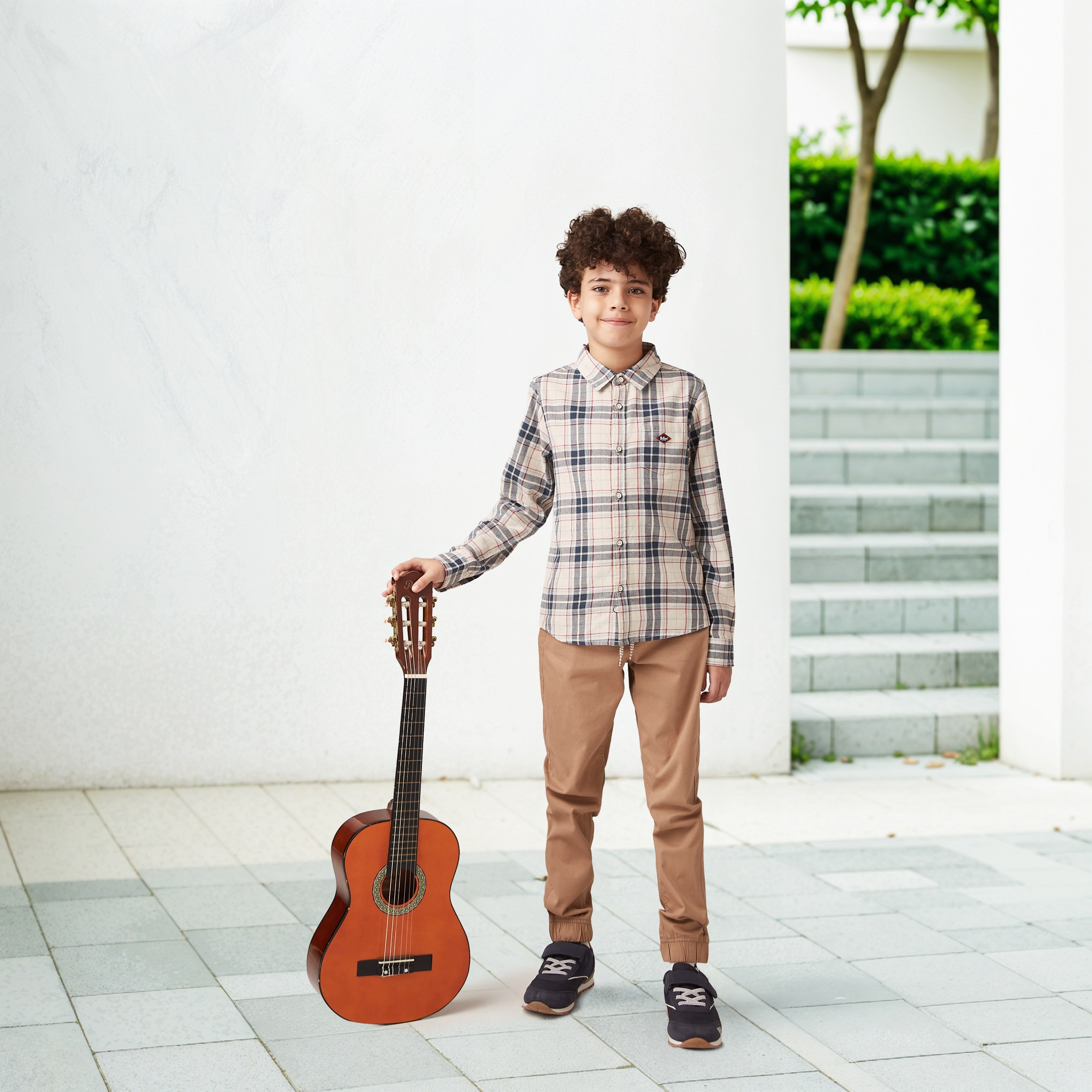 Juniors Solid Pants with Drawstring Closure-boys-clothing-bottoms-trousers-image-2