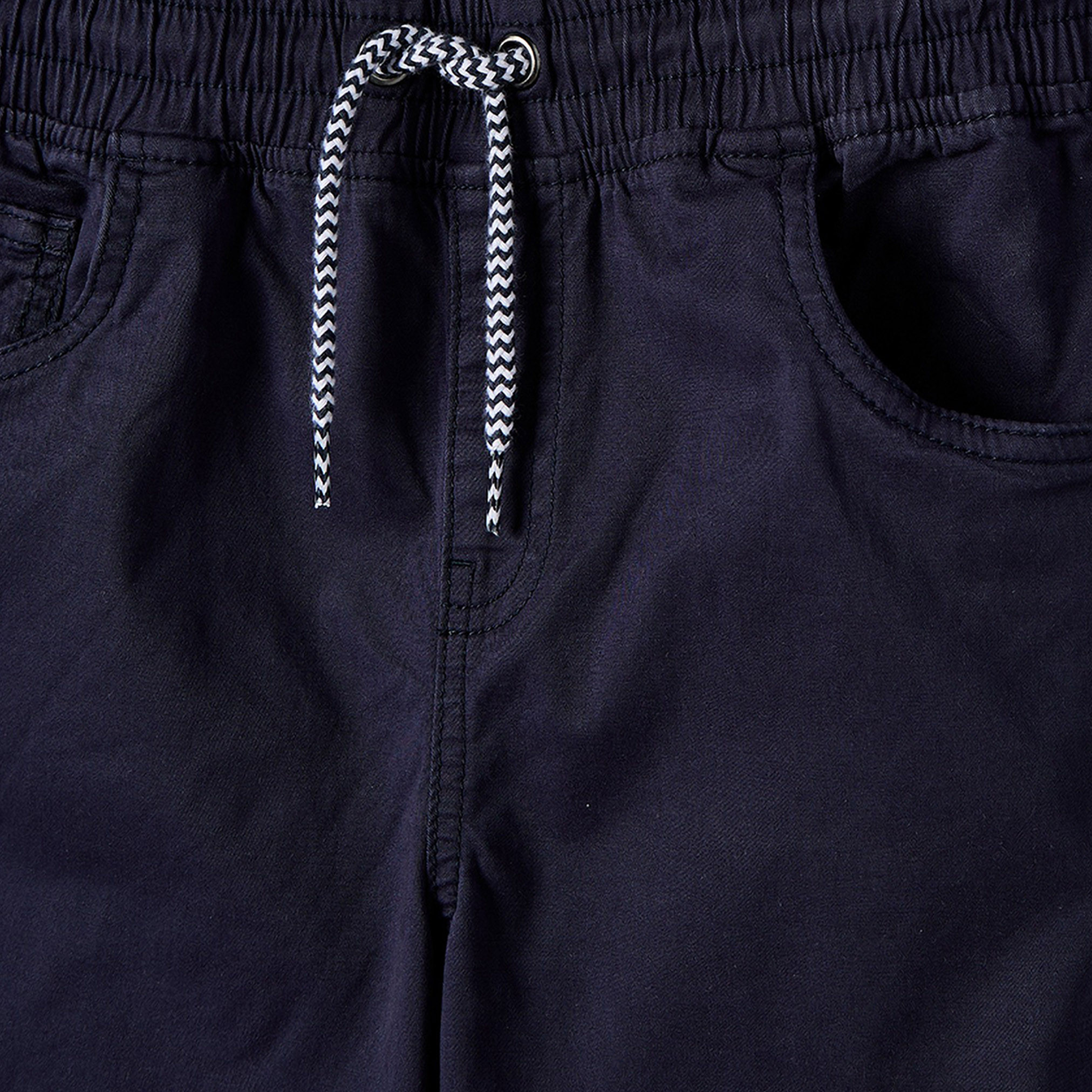 Juniors Solid Pants with Drawstring Closure-boys-clothing-bottoms-trousers-image-4