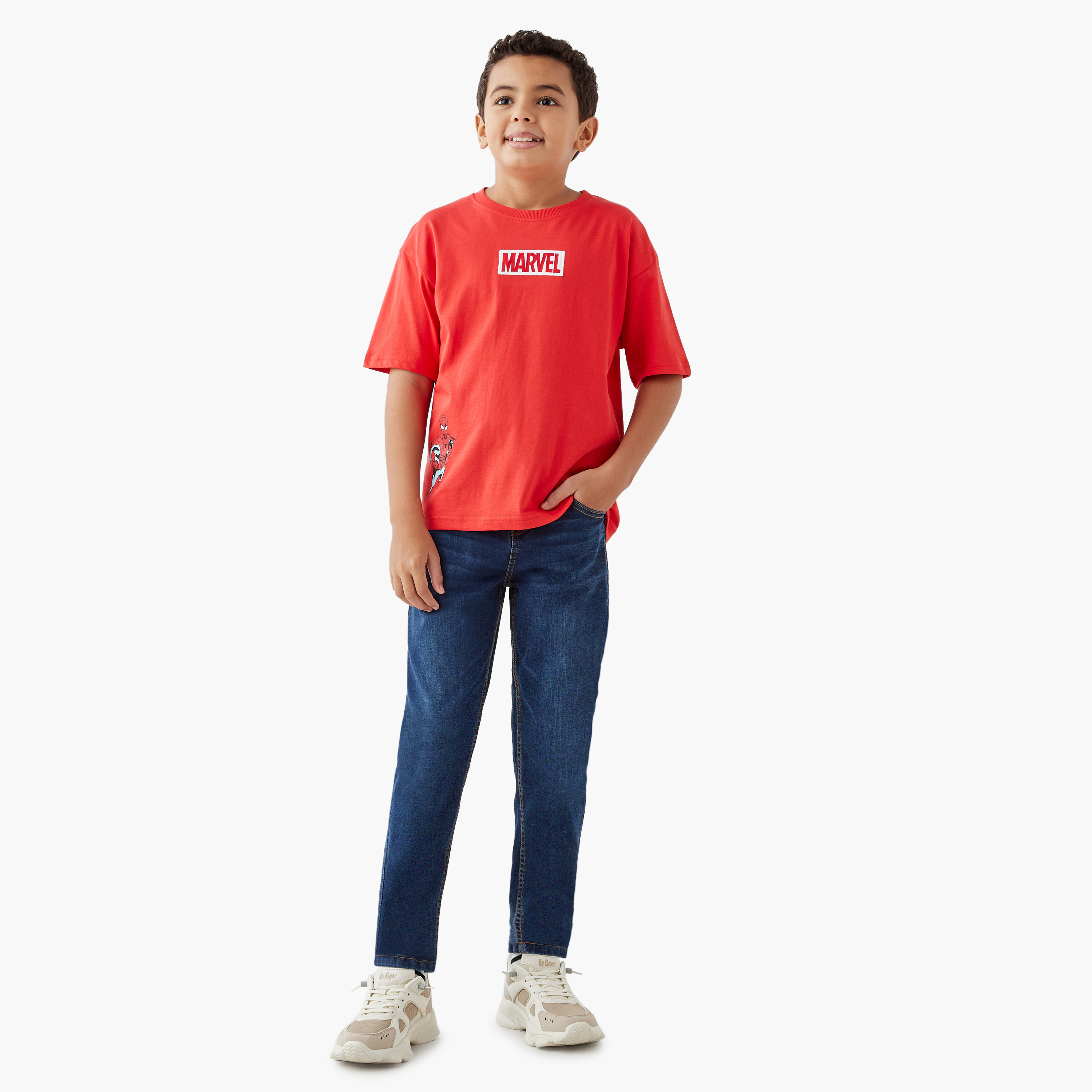 Juniors Boys' Slim Fit Jeans-boys-clothing-bottoms-jeans-image-2