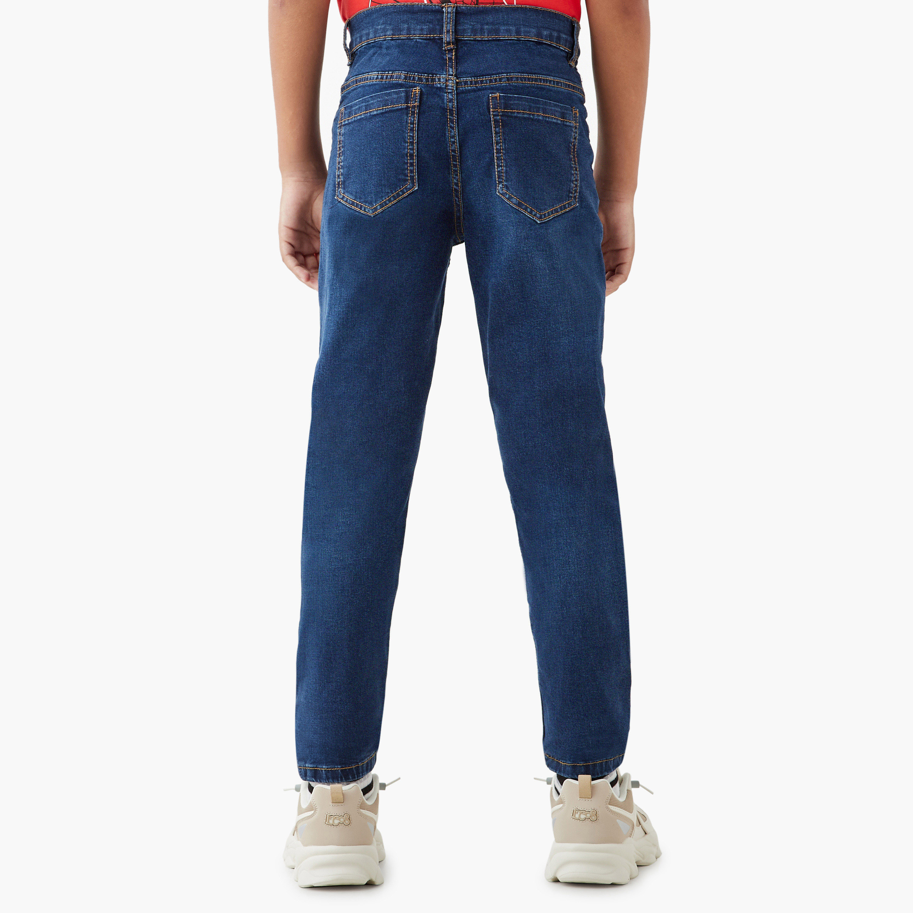 Juniors Boys' Slim Fit Jeans-boys-clothing-bottoms-jeans-image-3