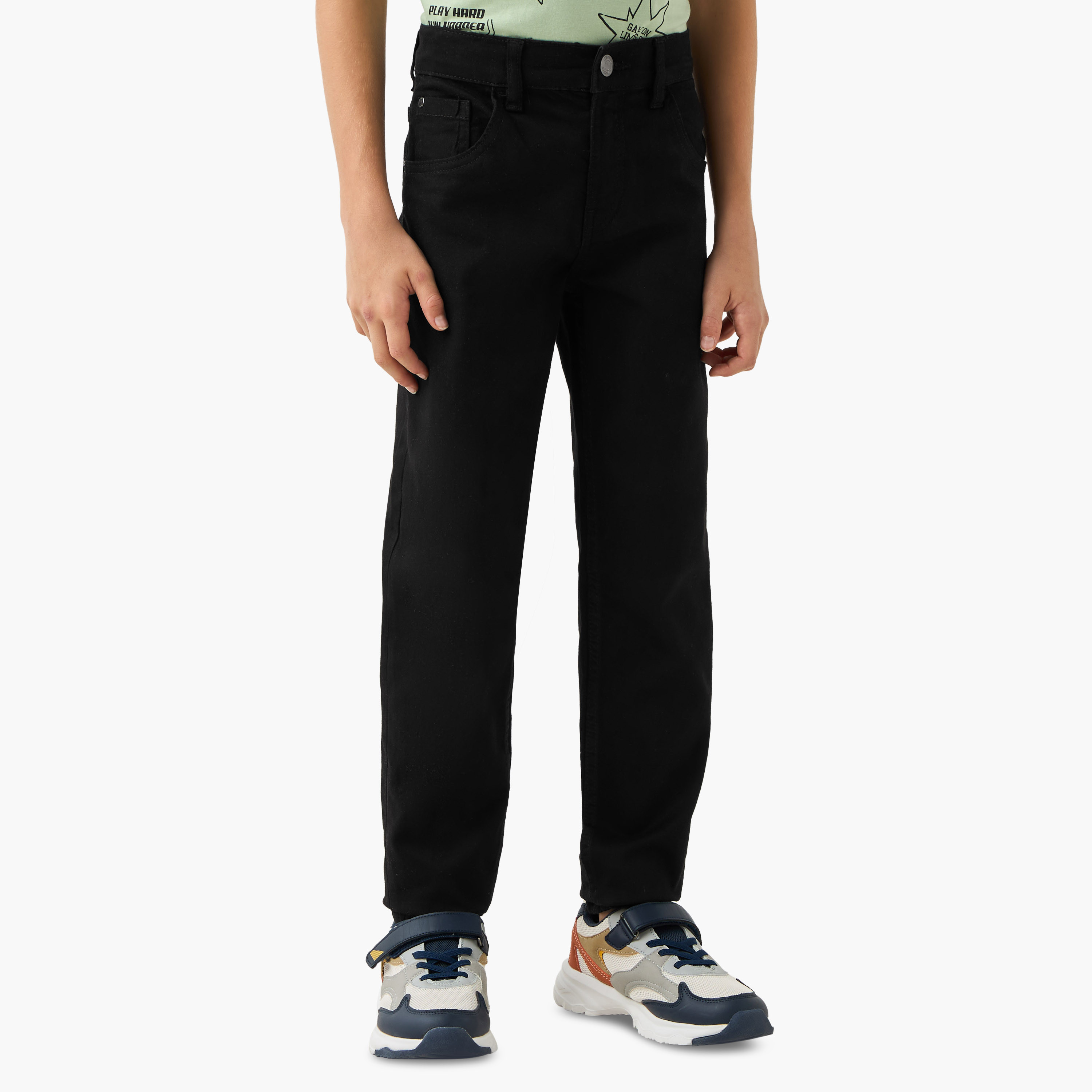 Juniors Boys' Slim Fit Jeans-boys-clothing-bottoms-jeans-image-1