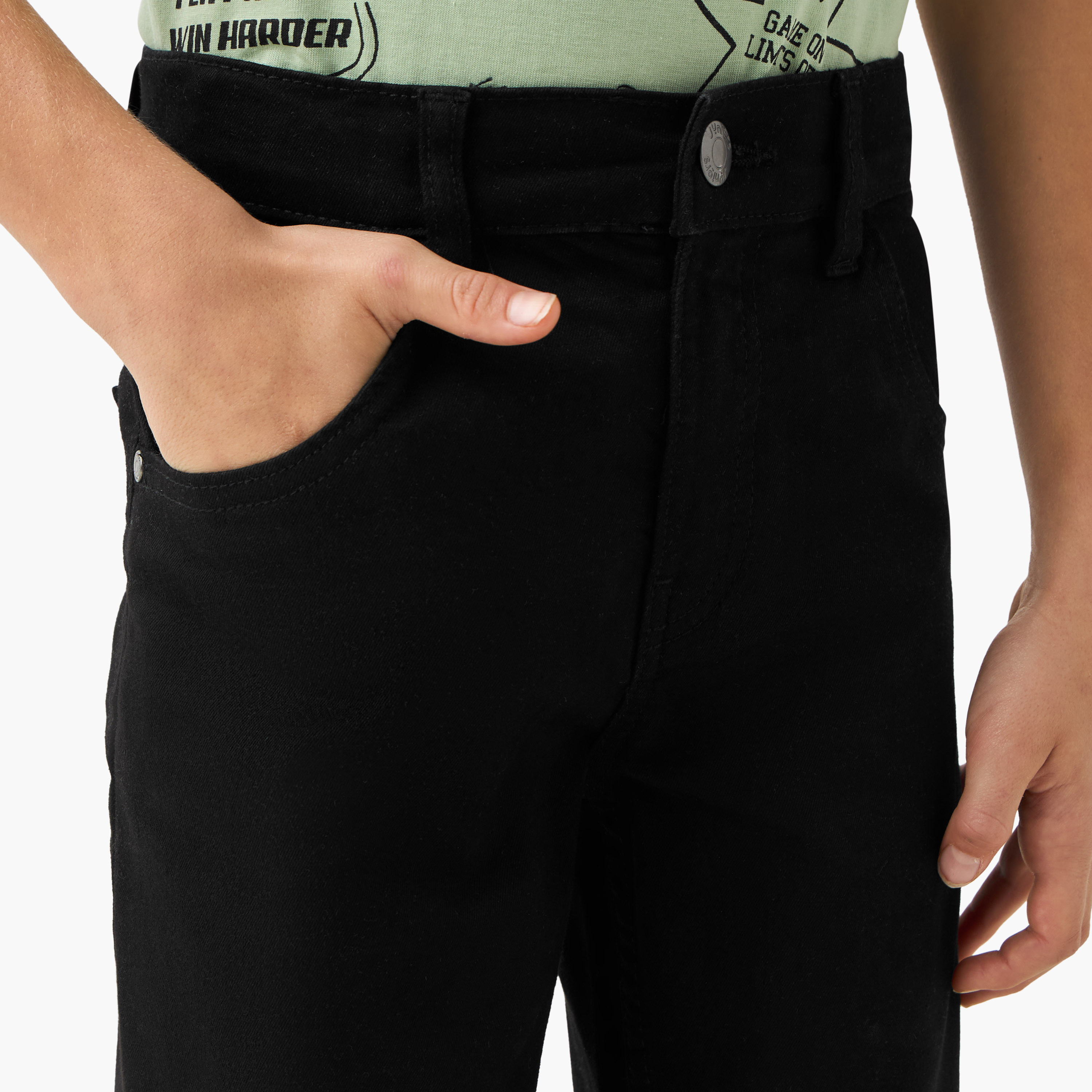 Juniors Boys' Slim Fit Jeans-boys-clothing-bottoms-jeans-image-4